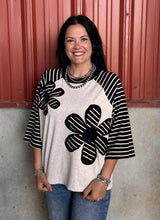 Load image into Gallery viewer, Daisy Striped Detail Top **2 COLORS**
