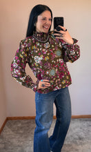 Load image into Gallery viewer, Floral Mock Neck Top **2 COLORS**
