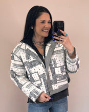 Load image into Gallery viewer, Bandana Quilted Jacket **2 COLORS**

