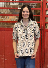 Load image into Gallery viewer, Floral Embroidered Top **2 COLORS**
