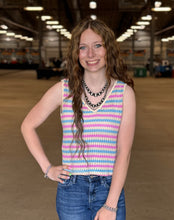 Load image into Gallery viewer, Striped Knit Top **PLUS**
