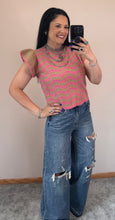 Load image into Gallery viewer, Wavy Striped Sweater Top **2 COLORS**
