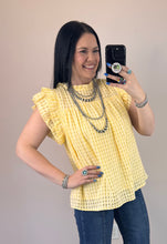 Load image into Gallery viewer, Checkered Seersucker Top **2 COLORS**
