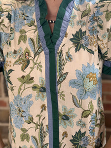 Floral Puff Sleeve Top **2 COLORS**