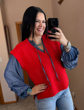 Load image into Gallery viewer, Vneck Sweater Vest **4 COLORS**
