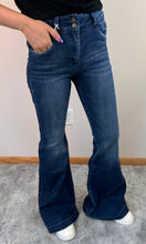 Load image into Gallery viewer, Dark Wash Super Flare KanCan Jeans
