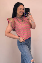 Load image into Gallery viewer, Wavy Striped Sweater Top **2 COLORS**
