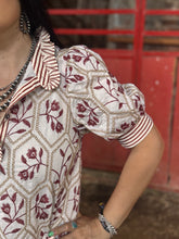 Load image into Gallery viewer, Floral Embroidered Top **2 COLORS**
