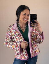 Load image into Gallery viewer, Floral Quilted Jacket **2 COLORS**
