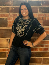 Load image into Gallery viewer, Embroidered Babydoll Top **3 COLORS**
