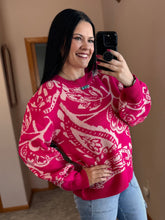 Load image into Gallery viewer, Paisley Knit Sweater **2 COLORS**
