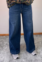 Load image into Gallery viewer, Mid Rise Palazzo Wide Leg Vervet Jeans
