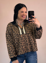 Load image into Gallery viewer, Leopard Knit 1/4 Zip
