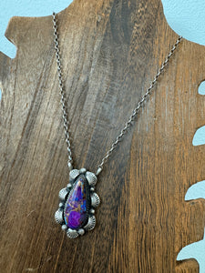 Purple Mojave Necklace 16”