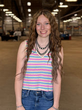 Load image into Gallery viewer, Striped Knit Top **PLUS**

