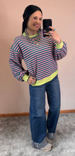 Load image into Gallery viewer, Striped Sweatshirt ** 2 COLORS**
