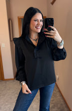 Load image into Gallery viewer, Satin Front Button Top **2 COLORS**
