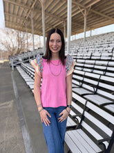 Load image into Gallery viewer, Pink Ribbed Top
