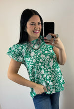 Load image into Gallery viewer, Floral Print Top **2 COLORS** - PLUS
