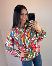 Load image into Gallery viewer, Multicolor Printed Button Up Top **2 COLORS**
