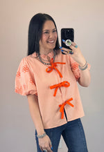 Load image into Gallery viewer, Striped Bow Top **2 COLORS**

