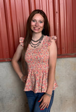 Load image into Gallery viewer, Smocked Babydoll Top ** 2 COLORS **
