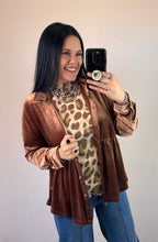 Load image into Gallery viewer, Velvet Peplum Top **3 COLORS**
