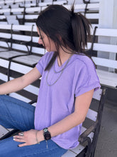Load image into Gallery viewer, Urban Ribbed V Neck Top **2 COLORS**
