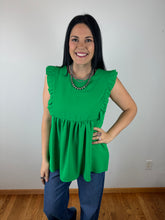 Load image into Gallery viewer, Solid Babydoll Top **2 COLORS**
