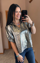 Load image into Gallery viewer, Metallic Dolman Sleeve Top **3 COLORS**
