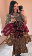 Load image into Gallery viewer, Polka Dot Smocked Top **3 COLORS**
