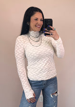 Load image into Gallery viewer, Lace Mock Neck Top **4 COLORS**
