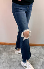 Load image into Gallery viewer, Straight Leg Cropped Risen Jeans - PLUS
