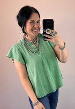 Load image into Gallery viewer, Mineral Washed Top **2 COLORS**
