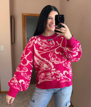 Load image into Gallery viewer, Paisley Knit Sweater **2 COLORS**
