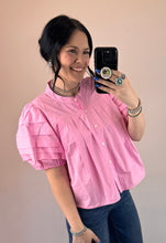 Load image into Gallery viewer, Layered Puff Sleeve Top **2 COLORS**
