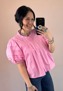 Layered Puff Sleeve Top **2 COLORS**