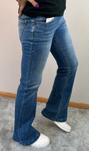 Load image into Gallery viewer, Medium Wash Flare Risen Jeans - PLUS
