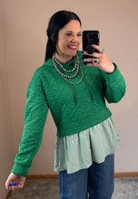 Load image into Gallery viewer, Textured Twofer Hoodie **2 COLORS**
