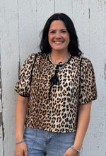 Load image into Gallery viewer, Leopard Tie Top **2 COLORS**
