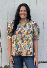 Load image into Gallery viewer, Abstract Floral Top **2 COLORS**
