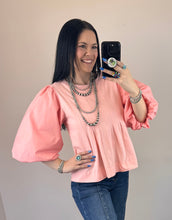 Load image into Gallery viewer, Blush Cotton Top
