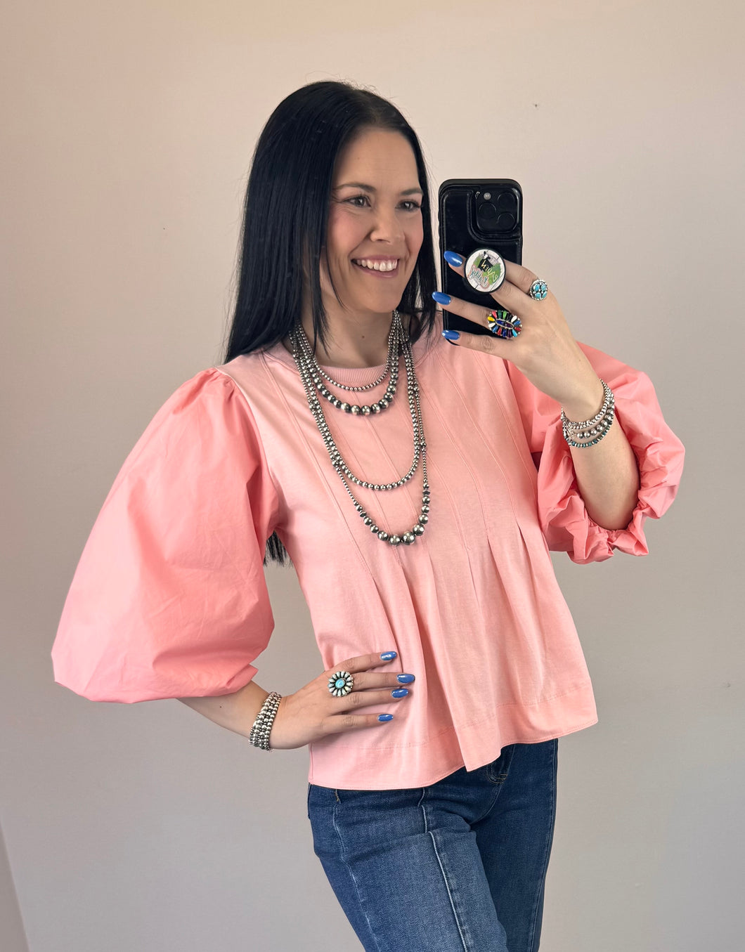Blush Cotton Top