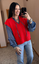 Load image into Gallery viewer, Vneck Sweater Vest **4 COLORS**
