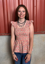 Load image into Gallery viewer, Smocked Babydoll Top ** 2 COLORS **

