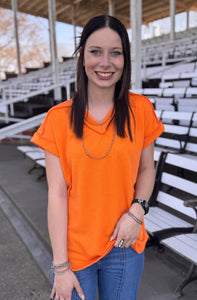 Urban Ribbed V Neck Top **2 COLORS**