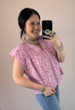 Load image into Gallery viewer, Orchid Floral Top
