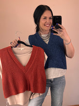Load image into Gallery viewer, Twofer Sweater Top **2 COLORS**
