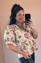 Load image into Gallery viewer, Green Floral Top

