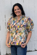 Load image into Gallery viewer, Abstract Floral Top **2 COLORS**
